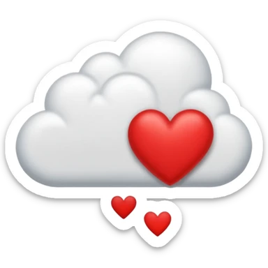 Puedes hacerme una nube pensando y dentro ese emoji sticker