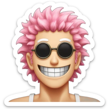 doflamingo one piece sticker