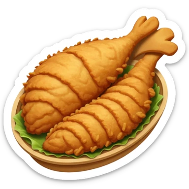 Chicken tender sticker