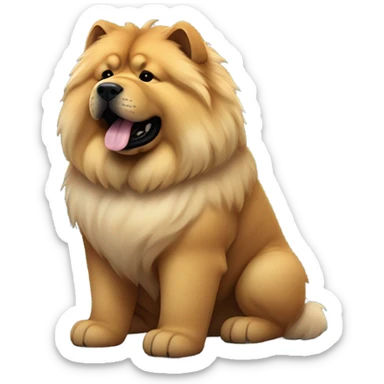 Chow dogs sticker