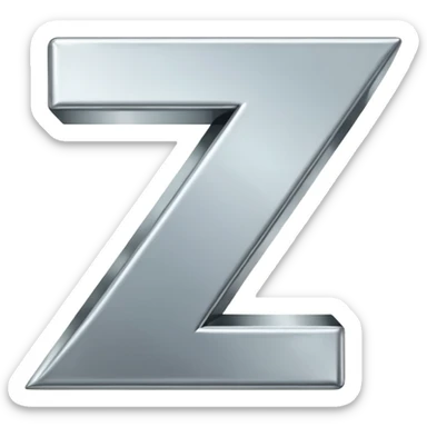 Letter Z sticker