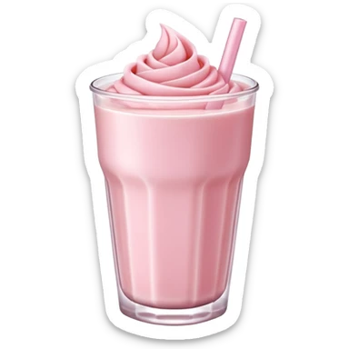 rose milk tea sticker