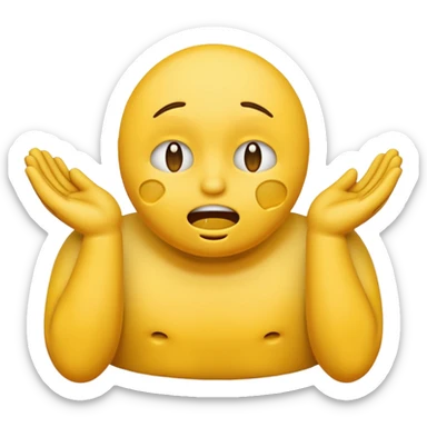 Create an emoji choking with hands sticker