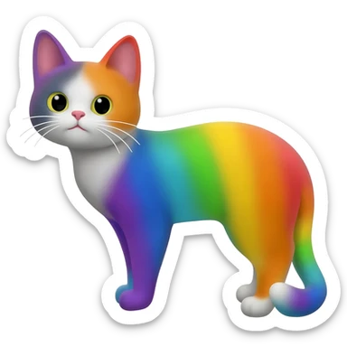 Rainbow Cat sticker