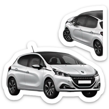 peugeot 208 2023 sticker