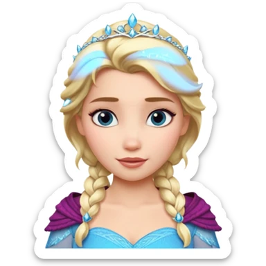 elsa frozen disney sticker