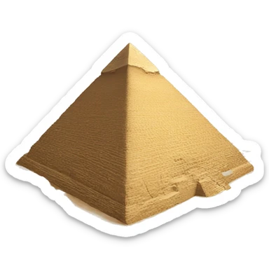 Pyramid in egypt sticker