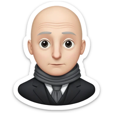 Gru from Despicable me sticker