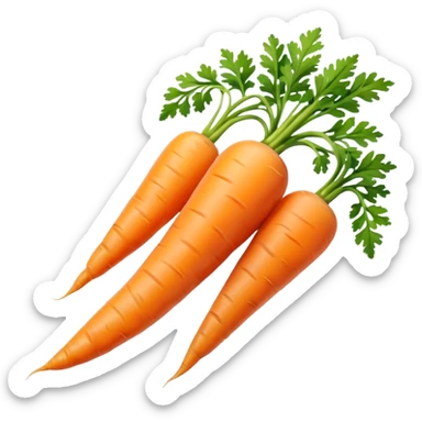 yellow yellow carrots without greens sticker