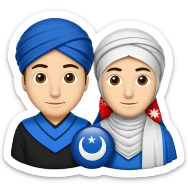 Doğu Türkistan bayrağı çiz Aynı googledaki diğer bayraklar gibi olsun sticker