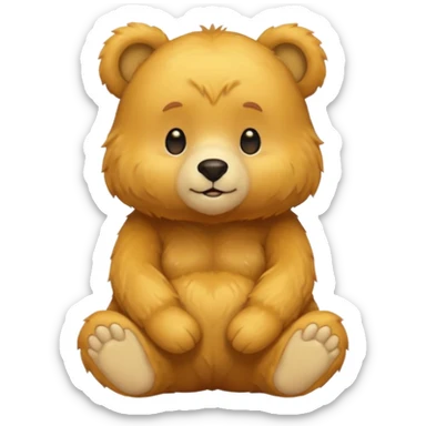 Honey bear sticker