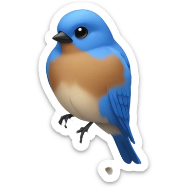 Bluebird sticker