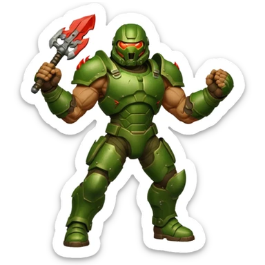 Doom eternal doom-slayer sticker
