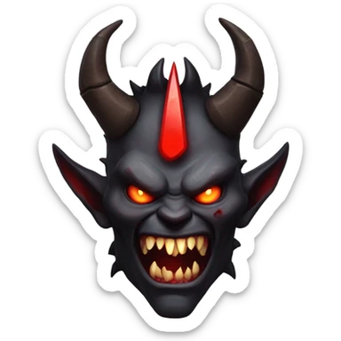 Killer demon sticker