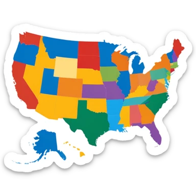 united states sticker