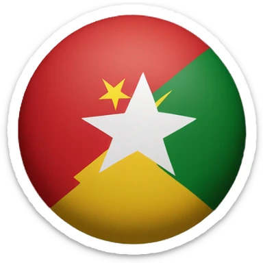 kurdistan flag with black on top red at bottom with sun in the middle  sticker