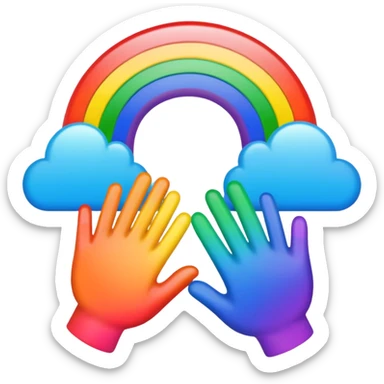 “Best Friends” text in colorful colors sticker