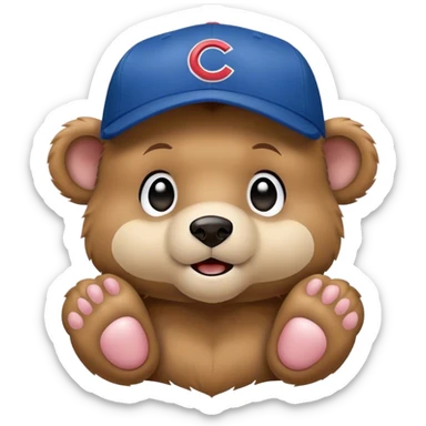 Chicago Cubs Bear Cub sticker