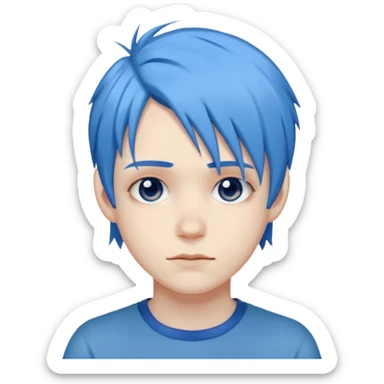 2D from gorillaz sticker