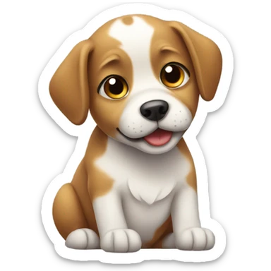 cute dog sticker