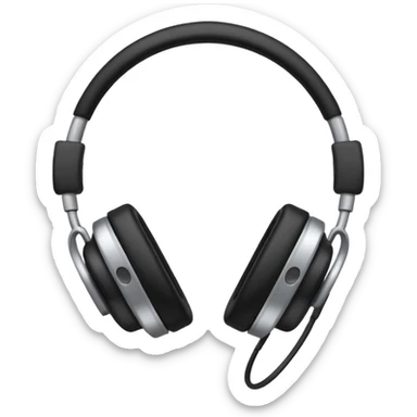 wise headphone and hanging from it, loops  sticker