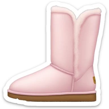 light pink uggs sticker
