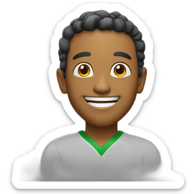 happy brazilian sticker