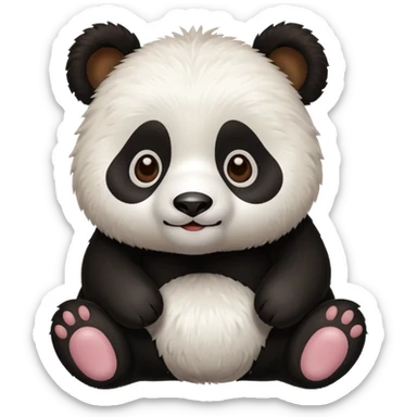 Panda roux sticker