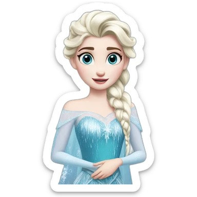 frozen elsa sticker