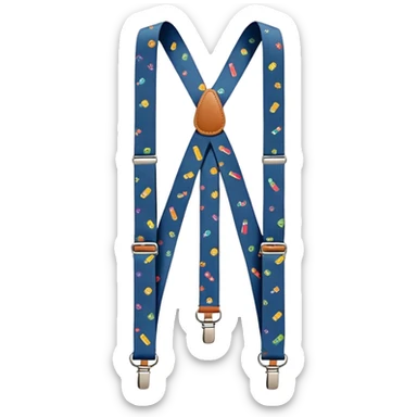 funny suspenders sticker