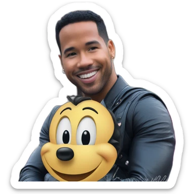 Romeo santos at disneyland paris sticker