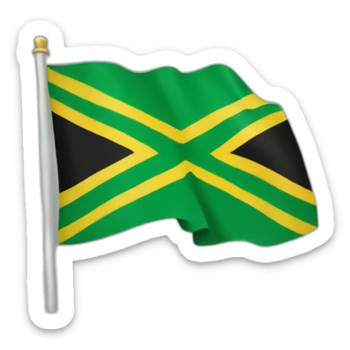 jamaica flag sticker
