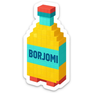 Borjomi lemonade sticker