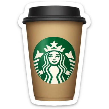 starbucks coffee cup sticker