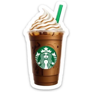 Starbucks iced coffee with Dubai chivalry bar with green filling and burn Khalifa  sticker