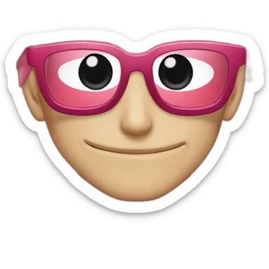Doflamingo glasses sticker