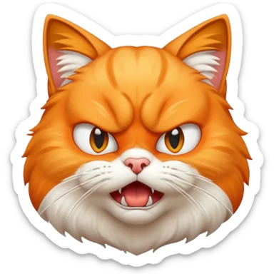 Angry Cat sticker