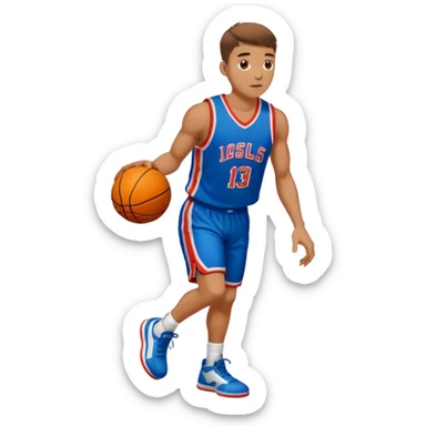 make a genmoji of a basketball player sticker