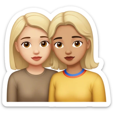 girl without his gay frend sticker