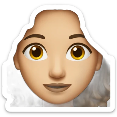 Cosmetolog, Brown hair sticker