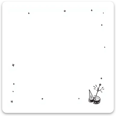 magical themed birthday party invitation illustration with sparkles, wands, whimsical decorations, including the text: 'You're Invited! Birthday Party in San Francisco, May 10, 2025' sticker