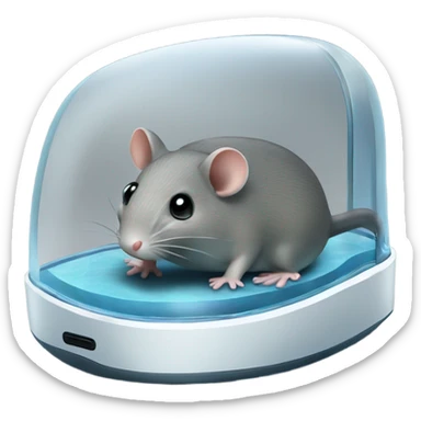 aquarium computer mouse  sticker