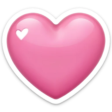 Heart sweet pink  sticker