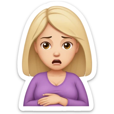 Pregnant women that’s mad  sticker