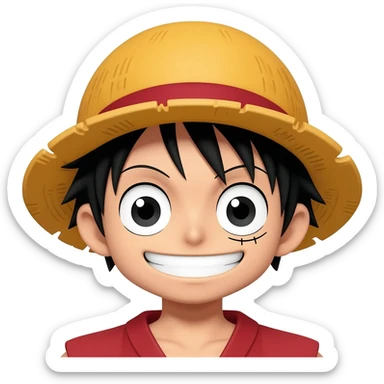 Luffy sticker