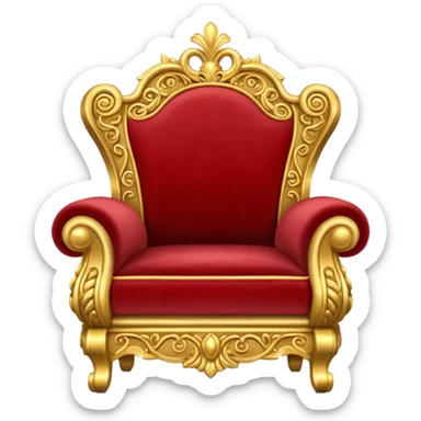 empty throne sticker