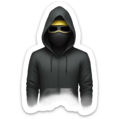 Alan Walker, with mask + logo sticker