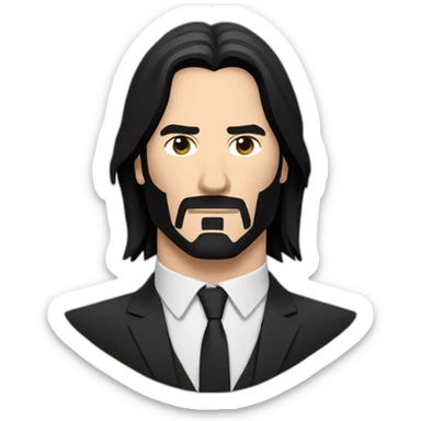 john wick  sticker
