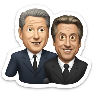 al gore with al pacino sticker