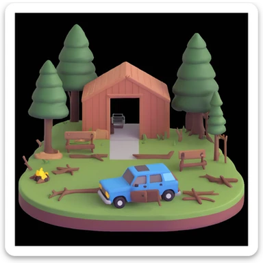 The Last of Us inspired scene sticker